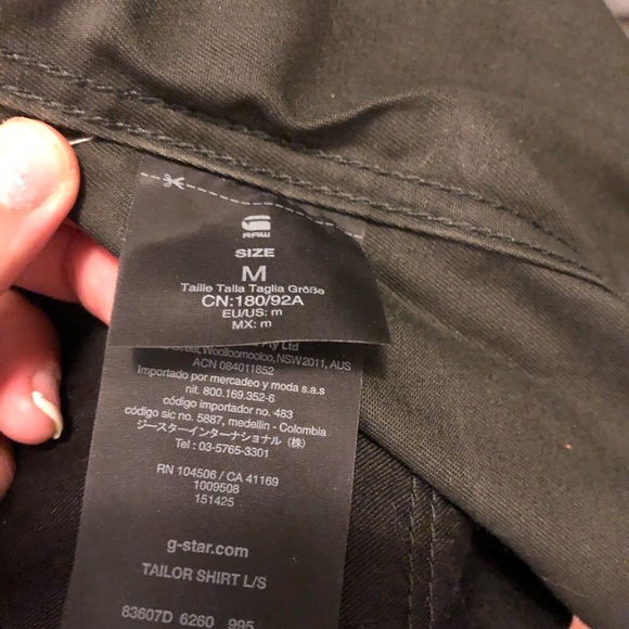 🆕G-STAR Raw Camouflage Shirt outer chest pockets - Picture 5 of 8